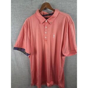William‎ Murray Polo Golf Shirt Size XL Pink Performance Short Sleeve Logo